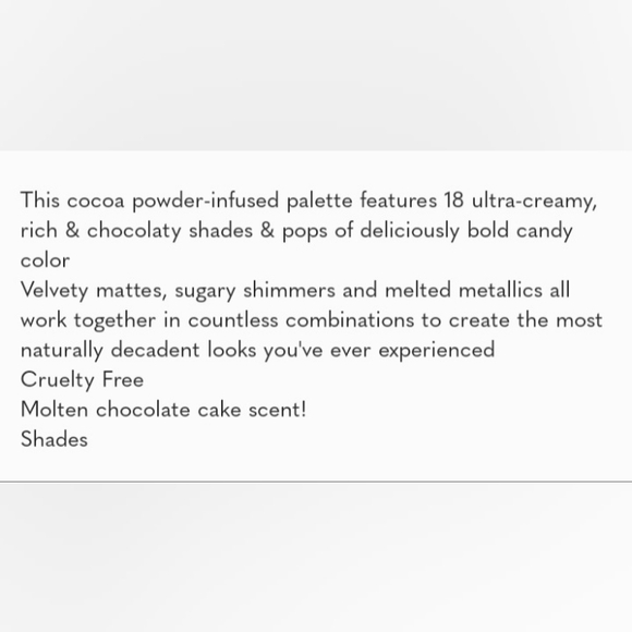 Too faced better than chocolate eye shadow (brand new) - Picture 7 of 9